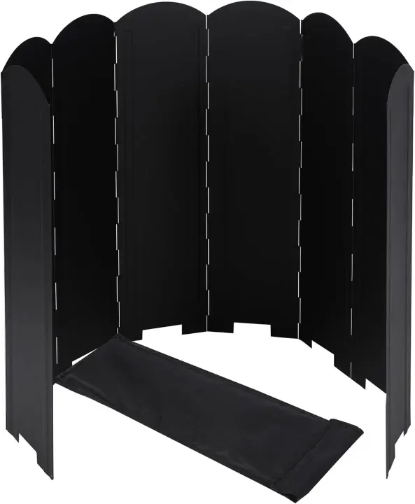 23.6-inch Extra-Tall Camping Stove Windscreen, 8-Panel Protector