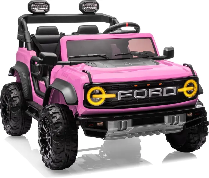 24V Ford Bronco Raptor 2-Seater Ride-On Truck with Remote Control