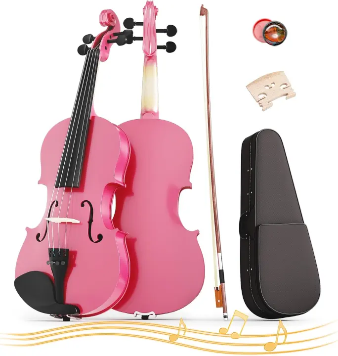 3/4 Violin Kit for Kids Ages 9-12 — Beginner Acoustic Fiddle