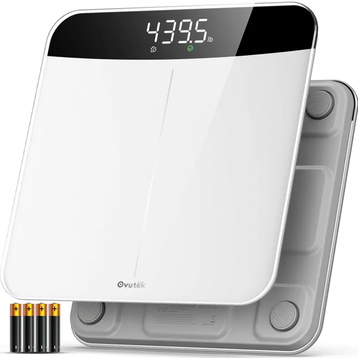 450lb Digital Bathroom Scale — Glass Body Weight Scale