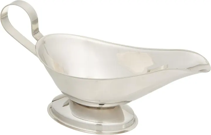 5 oz Stainless Steel Gravy Boat — Compact Sauce Server