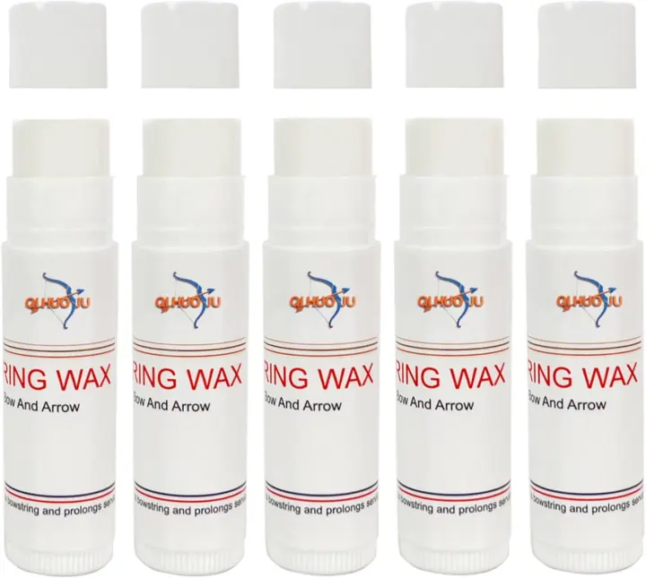 5-Pack Bowstring Wax for Compound, Recurve & Crossbows