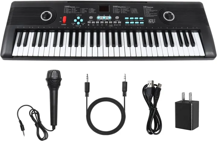 61-Key Portable Electronic Keyboard Piano for Kids & Beginners