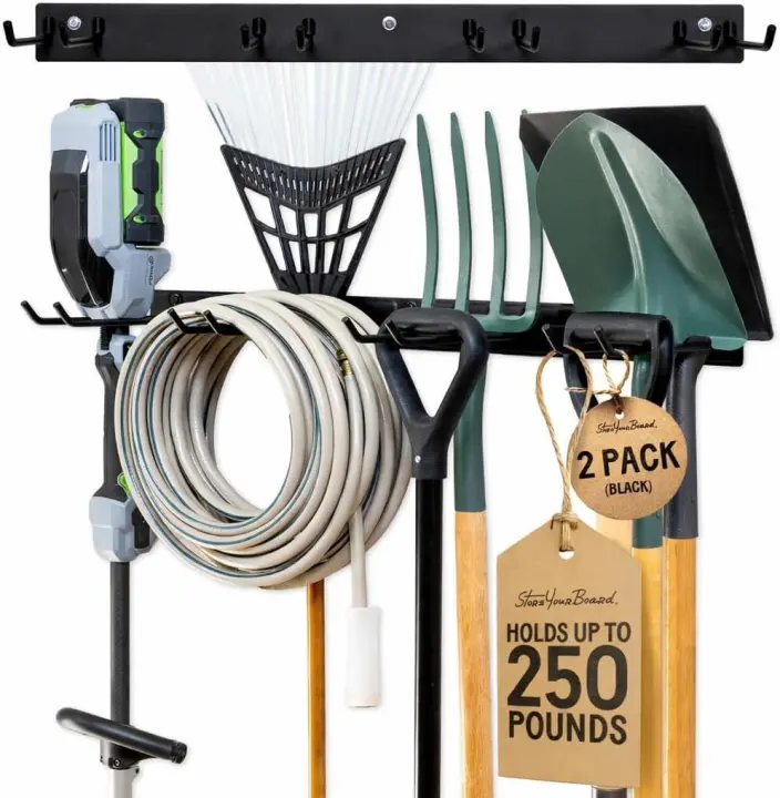 72-inch Garage Tool Organizer — 2-Pack, 500 lb Capacity