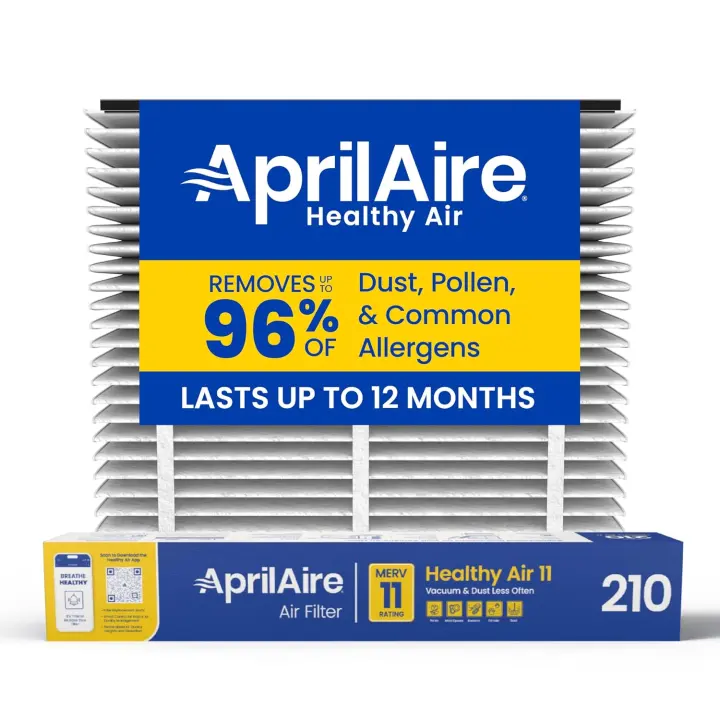 AprilAire 210 Whole-House Replacement Air Filter — MERV 11, 20x25x4