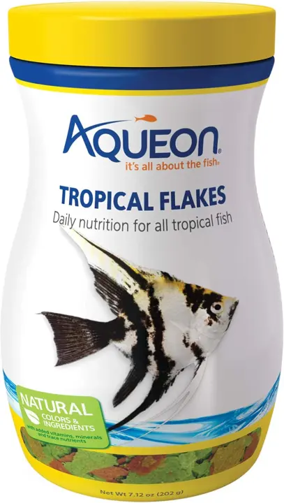Aqueon Natural Tropical Flake Food — 7.12 oz