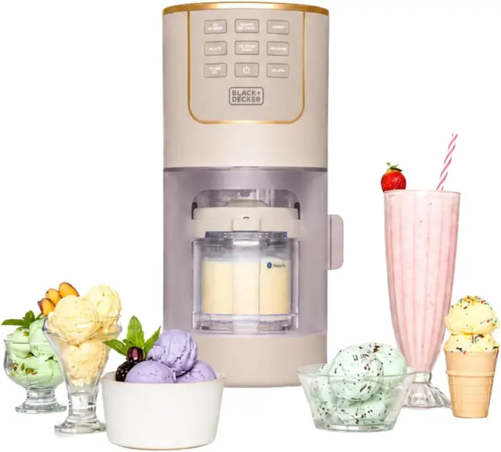 BLACK+DECKER Perfect Pint Countertop Ice Cream Maker