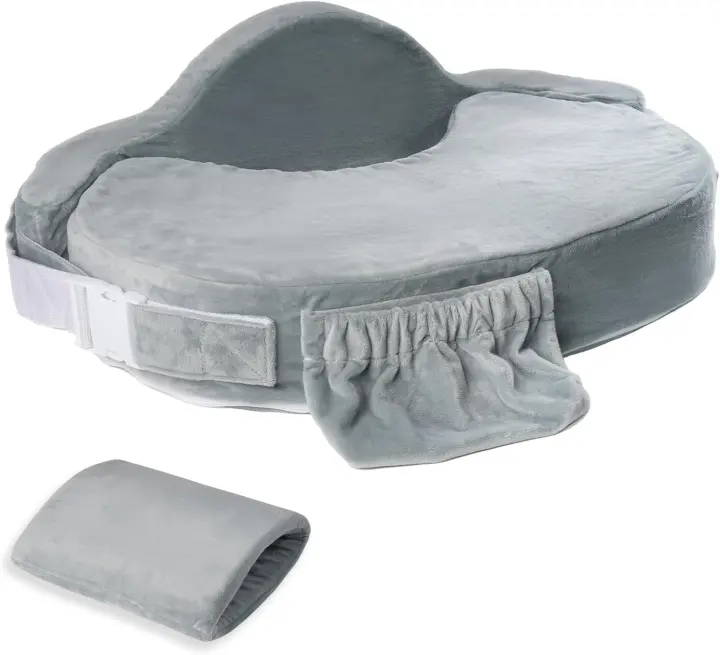 C-Shaped Nursing Pillow for Breastfeeding and Arm Support