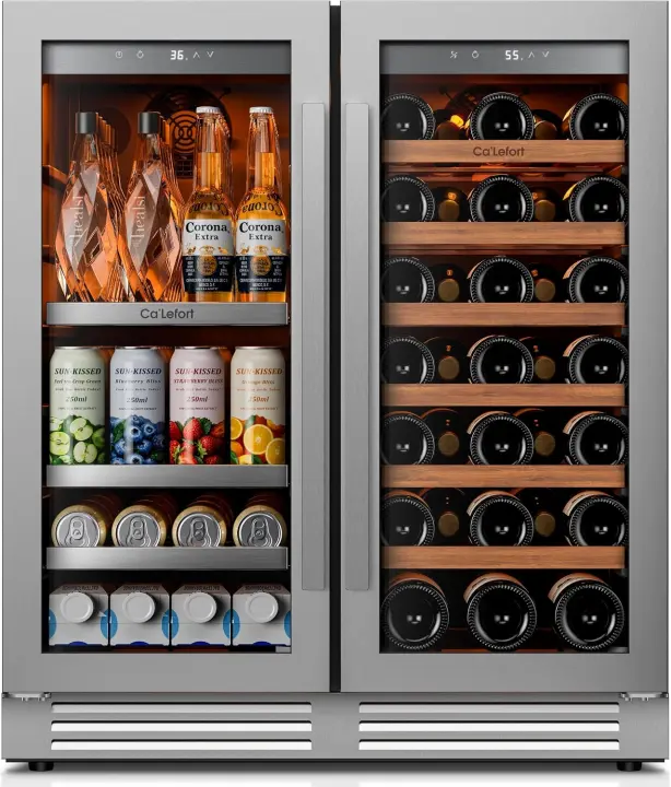 Ca'Lefort 30-Inch Wine & Beverage Refrigerator — 80 Can / 33 Bottle Cooler