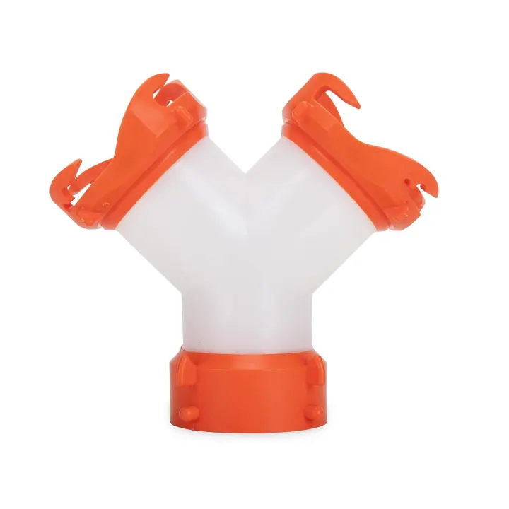 Camco RhinoFLEX Camper/RV Wye Sewer Hose Fitting with 360° Swivel