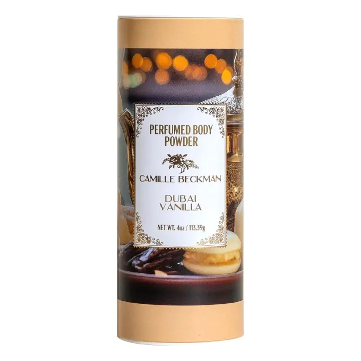 Camille Beckman Dubai Vanilla Perfumed Body Powder — 4 oz