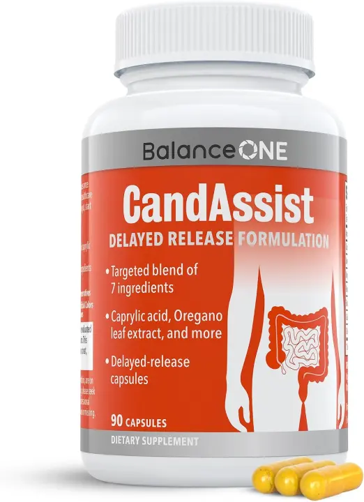 CandAssist Candida Cleanse Support Supplement — 90 Delayed-Release Capsules