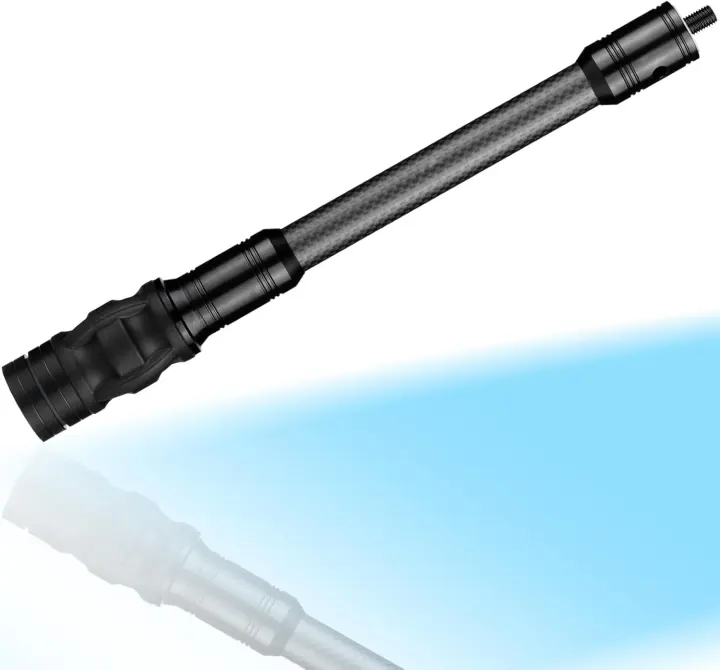 Carbon-Fiber Archery Bow Stabilizer with Damping System & Weights Kit