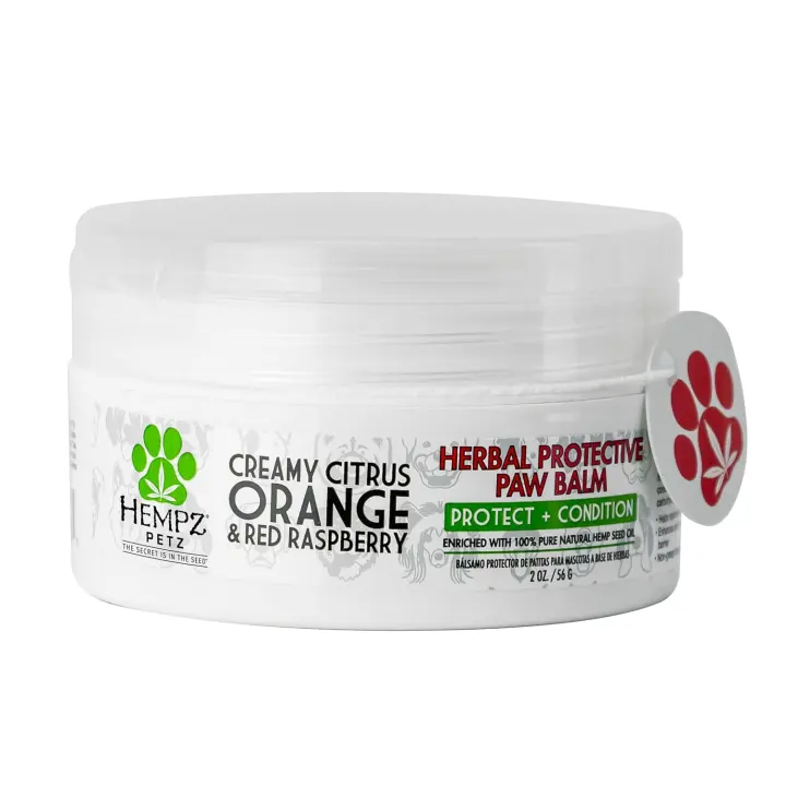Citrus Orange & Red Raspberry Dog Paw Balm — 2 oz Jar