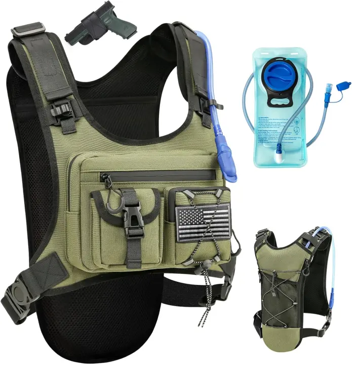 Criuage Lightweight Running Hydration Vest Backpack with 2.0L Bladder
