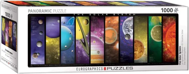 EuroGraphics Panoramic Solar System 1000-Piece Puzzle