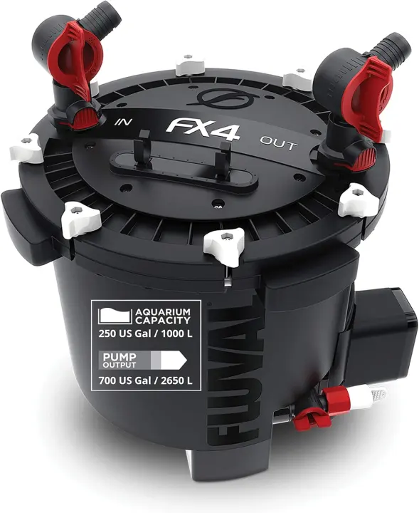 Fluval FX4 Canister Aquarium Filter for Up to 250 Gallons