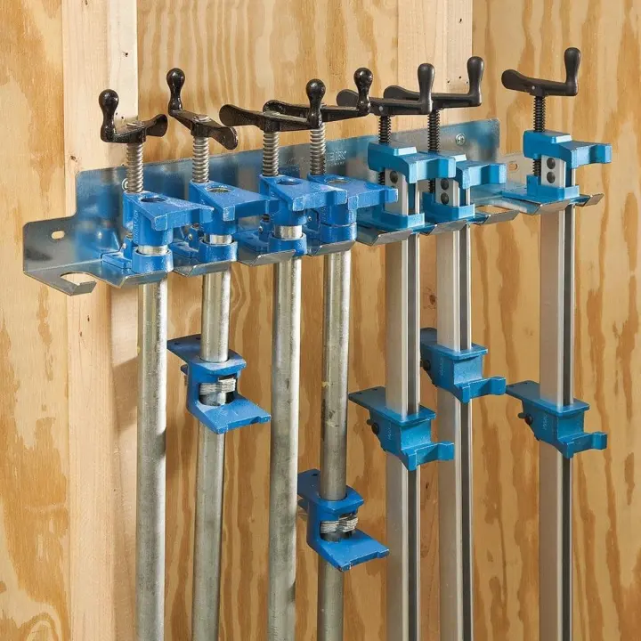Galvanized Steel Pipe & Bar Clamp Rack — 24-5/8" Heavy-Duty