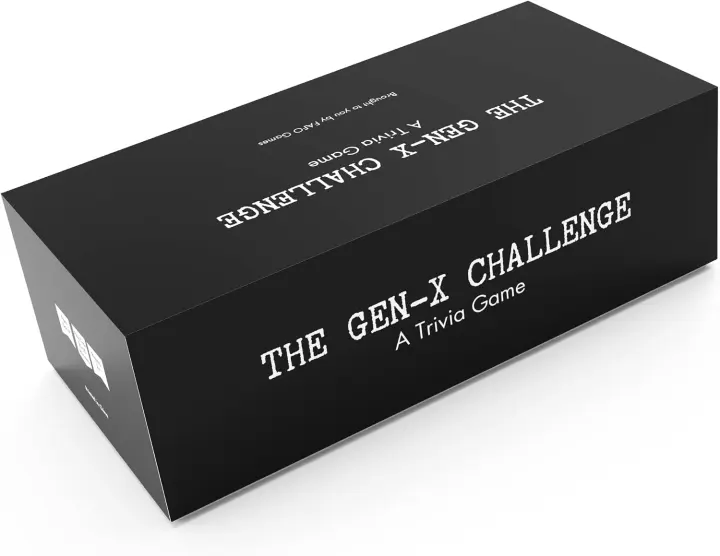 Gen‑X Throwback Trivia Card Game — 600 Pop Culture Questions