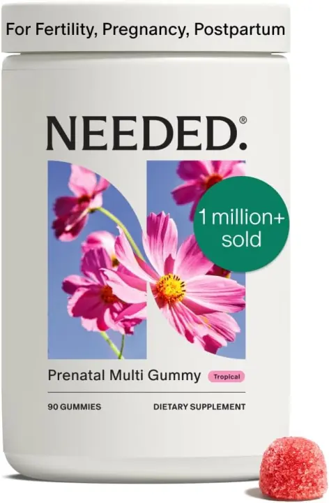 Gummy Prenatal Vitamins for Women — Tropical Flavor, 30-Serving Jar