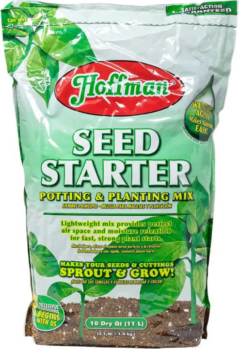 Hoffman Seed Starter Potting Mix (10 qt) — Moisture-Retaining Starter Medium