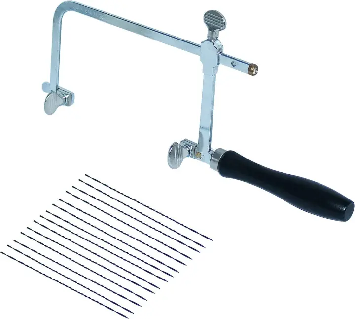 Jeweler's Adjustable Saw Frame Kit with 12 Blades
