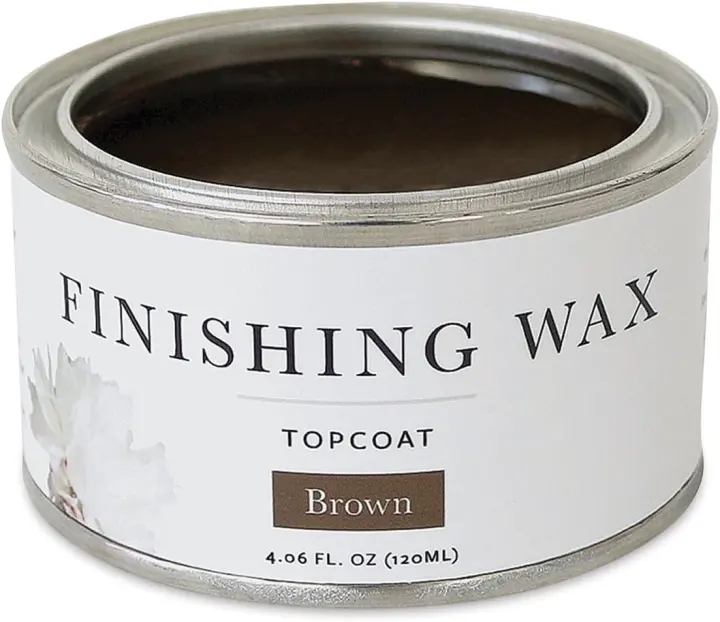Jolie Finishing Wax — Tinted Protective Topcoat for Furniture (Brown, 120ml)