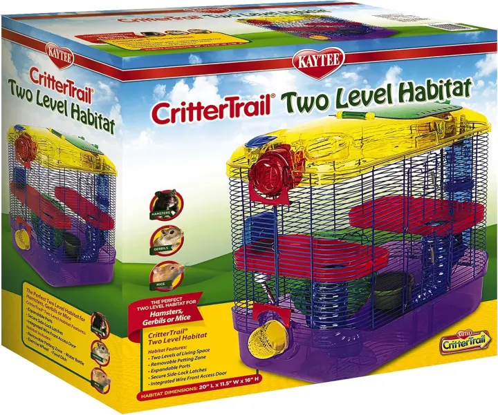 Kaytee CritterTrail Two-Level Habitat for Small Pets — Cage Review