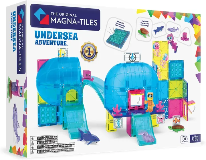 MAGNA-TILES Undersea Adventure — 58-Piece Magnetic Construction Set Review