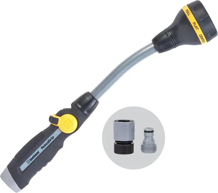 Melnor RelaxGrip 15-inch 8-Pattern Watering Wand with Adapter