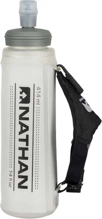 Nathan ExoDraw & ExoShot 2.0 14 oz Handheld Running Flask