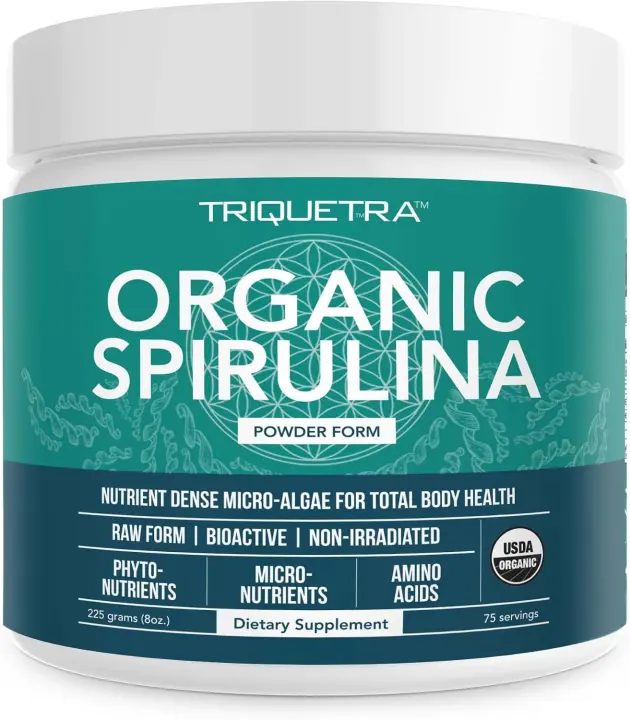 Organic Spirulina Powder — Parry Organic Blue-Green Algae Supplement