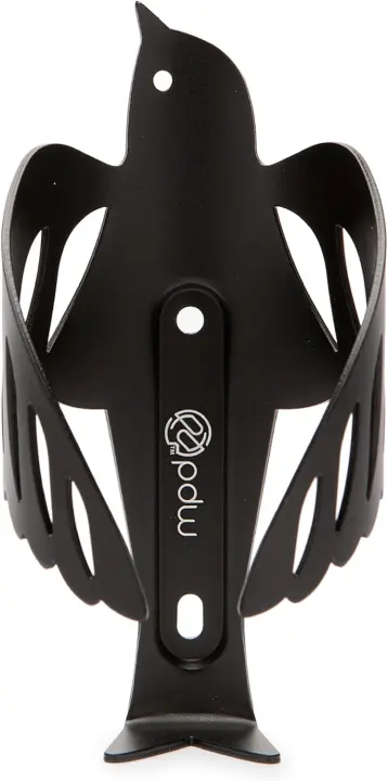 Portland Design Works Sparrow Water Bottle Cage — Lightweight Bike Holder (Black)