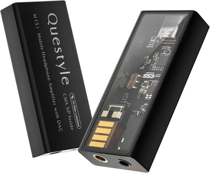 Questyle M15i Portable USB DAC & Headphone Amplifier — MFi Certified