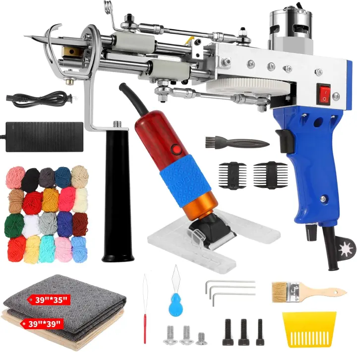 Rug Tufting Gun Kit — 2-in-1 Cut & Loop Tufting Tool