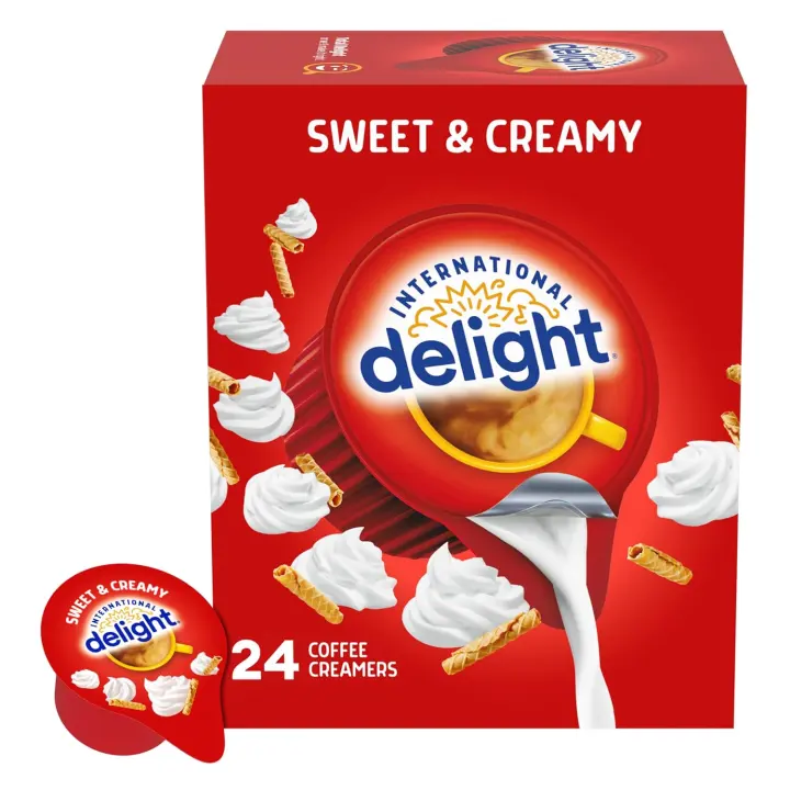 Sweet & Creamy Single-Serve Coffee Creamers — 24 Count