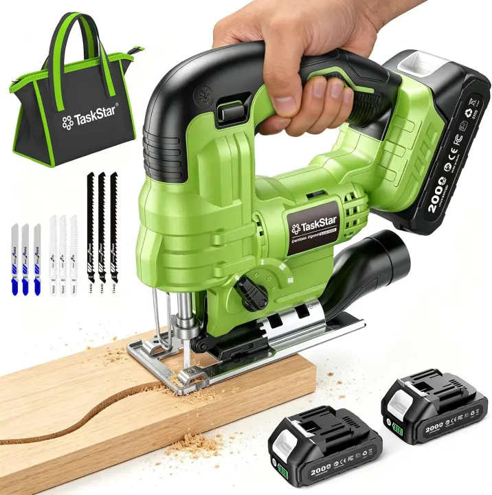 TaskStar CJ01 Cordless Jigsaw Kit (Cordless Jigsaw Saw)