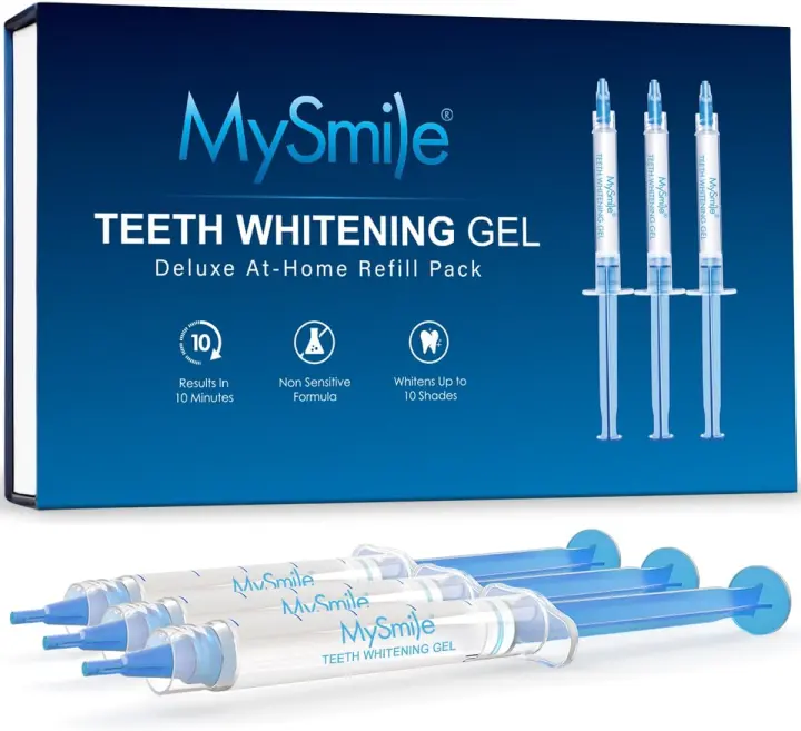 Teeth Whitening Gel Pen Refills — 3-Pack Non-Sensitive Carbamide Peroxide Gel