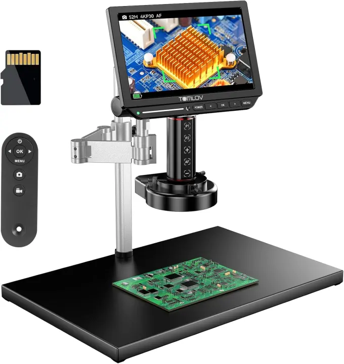 TOMLOV TM4K-AF Max 4K Autofocus Digital Microscope with 10.1" Screen