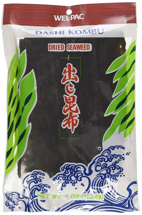 Wel-pac Dashi Kombu Dried Seaweed — Pack of 4