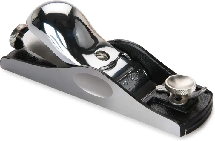 WoodRiver Low-Angle Block Plane — Adjustable Mouth and Knuckle Cap