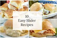 10 Delicious Slider Ideas Made Easy