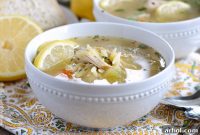 Bright Instant Pot Lemon Chicken Orzo Soup