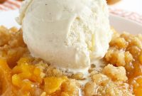 Summertime Peach Crisp Delight