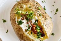 Quick Microwave Baked Spud