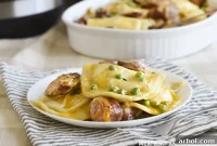 Effortless Instant Pot Pierogi Casserole