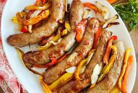 Crispy Air Fryer Sausage and Peppers