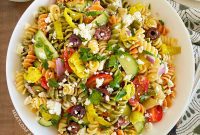 Simply Delicious Greek Pasta Salad