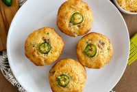 Fiery Sausage Cornbread Gems