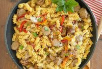 Repurposed Sausage and Peppers Pasta